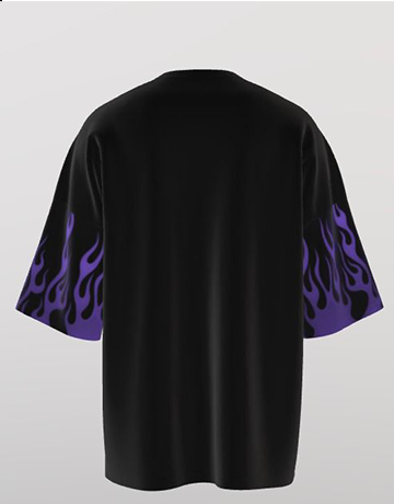 GFL09 Loose fit T-shirt and Bell Bottom Trackpant Set